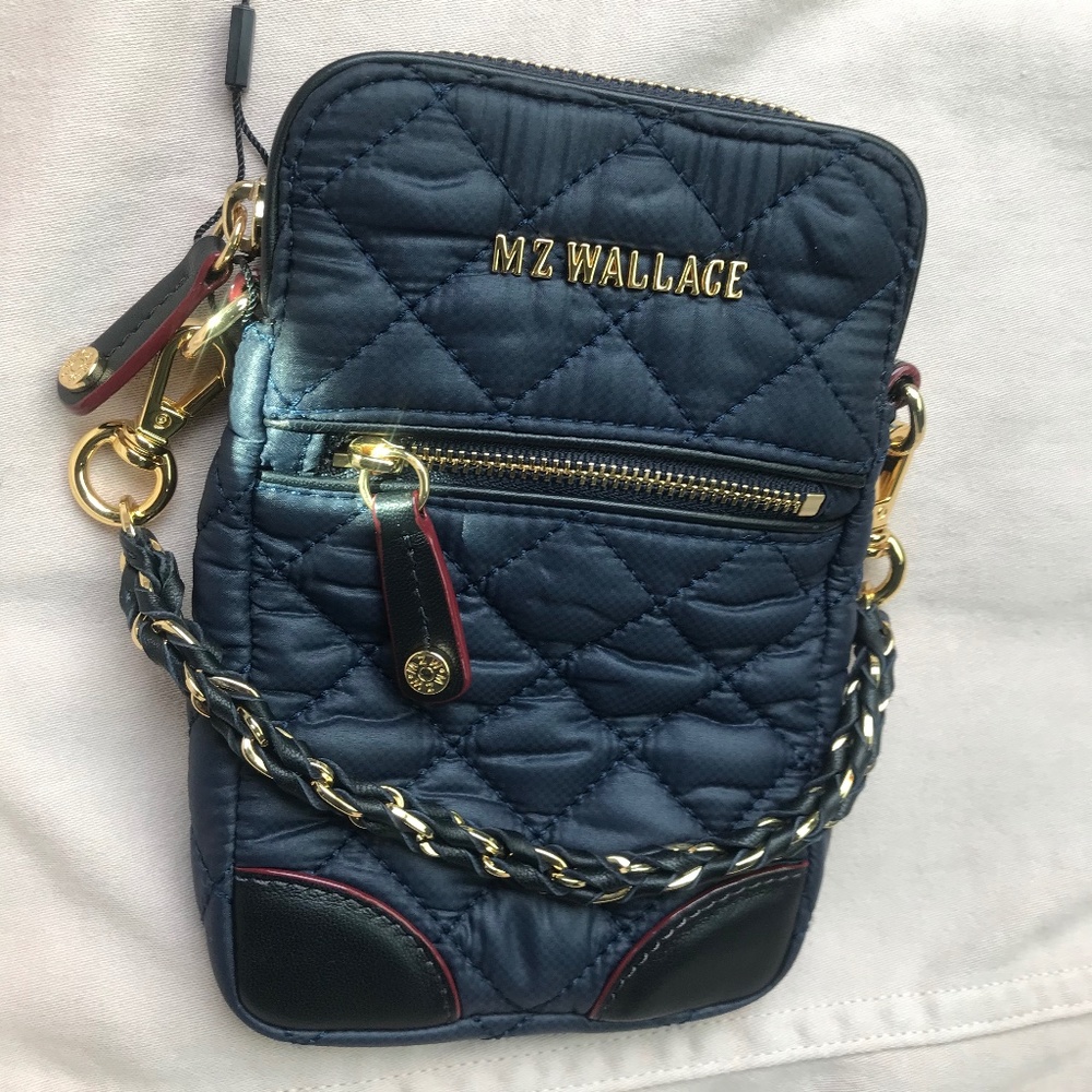 New MZ Wallace bag  Micro Quilted Wristlet Bag